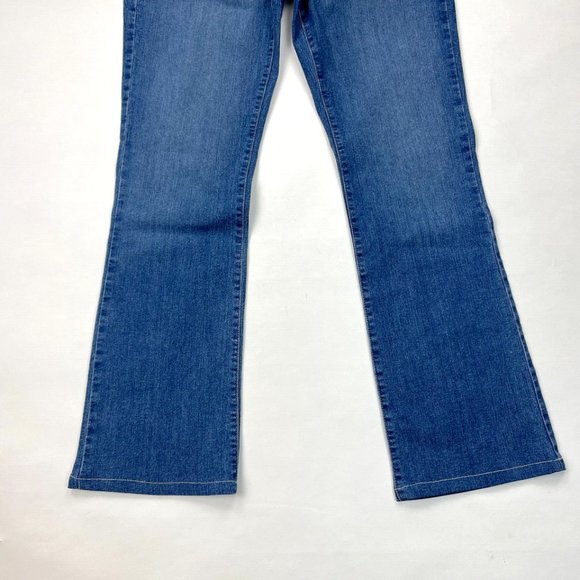 NYDJ Bootcut Denim Jeans Women‎ 6 NWT $114 Stretch Cotton Pockets Slimming Blue - Picture 4 of 12